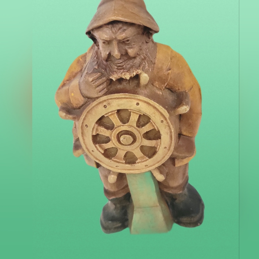 Nautical Man Of The Sea Resin Figurine Captain Coastal 6" Tall